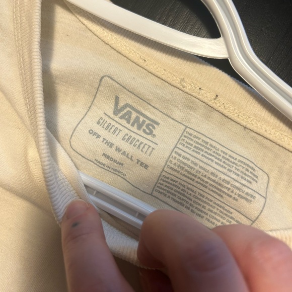Vans Gilbert Crockett Cream Long Sleeve M - Picture 2 of 4